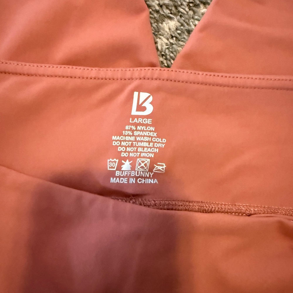 Buffbunny salmon/ Pink Active Leggings